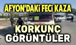 Afyon'daki feci kaza güvenlik kameralarında; Afyon video haber