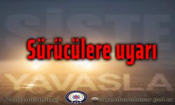 Sürücülere sis farı uyarısı