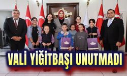 Vali Yiğitbaşı, derece yapan öğrencileri unutmadı