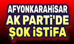 Afyon AK Parti'de şok istifa