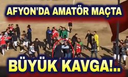 Afyon'da amatör maçta büyük kavga