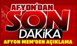 Afyonkarahisar İl Milli Eğitim Müdürlüğünden açıklama!..