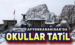 Afyon'da okullar tatil!..