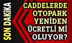 Caddelerdeki otoparklar yeniden ücretli mi oluyor?!..