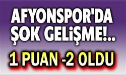 Afyonspor'a şok: Olmayan puanlar silindi!..