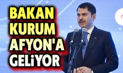 Bakan Murat Kurum, Afyon'a geliyor