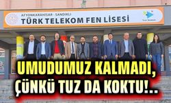 Hürriyetçi Eğitim Sen: Umudumuz kalmadı, çünkü tuz koktu!..