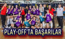 Afyon Belediye Yüntaş Kadın Voleybol takımı, play-off'a yükseldi