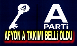 Anahtar Parti Afyonkarahisar A Takımı belli oldu