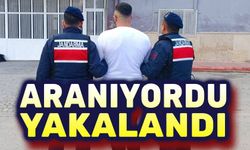 Aranan şahıs jandarmanın takibiyle yakalandı