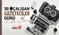 Başkan Burcu Köksal'ın  10 Ocak Çalışan Gazeteciler Günü mesajı