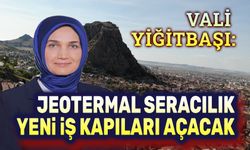 Vali Yiğitbaşı'dan jeotermal seracılık müjdesi