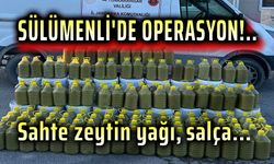 Afyon Sülümenli'de sahte gıda operasyonu!..