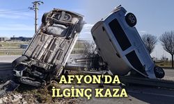 Afyon'da ilginç kaza!.. Video Haber