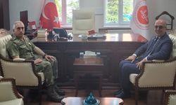 Tuğgeneral Dağlı’dan Müftü İmamoğlu’na nezaket ziyareti