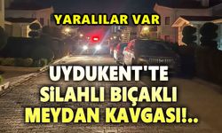 Villa sitesinde silahlı bıçaklı kavga, 3 yaralı