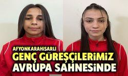 Afyonkarahisarlı genç güreşçiler Avrupa sahnesinde