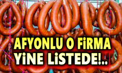 Afyonlu o marka yine listede