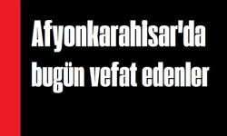 Afyonkarahisar'da Kanan ve Taşpınar Ailelerinin acı günü