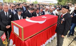 Şehidimizin cenaze töreninde duygusal anlar yaşandı