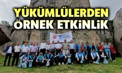Yükümlülerden örnek etkinlik