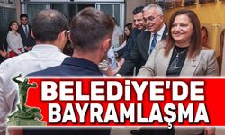 Başkan Burcu Köksal, personeliyle bayramlaştı