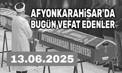 Afyonkarahisar Belediyesi bugün vefat edenler