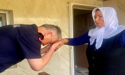 Albay Tolga Yağan, şehit ailesini ziyaret etti