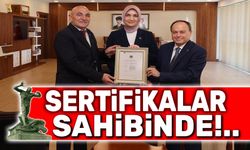 AB Tescil sertifikaları Afyon'da