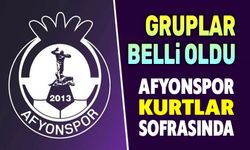 Afyonspor'un rakipleri belli oldu