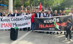 Afyonkarahisar AGD Üyeleri, Gazze için toplandı