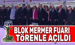 Afyonkarahisar Blok Mermer Fuarı açıldı