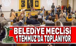 Belediye Meclisi 1 Temmuz'da toplanıyor