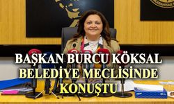 Burcu Köksal, Belediye Meclisinde konuştu