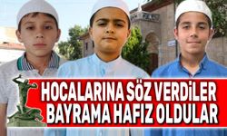 Hocalarına söz verdiler, sözlerini tuttular!..