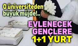 O Üniversiteden evlenecek gençlere büyük destek