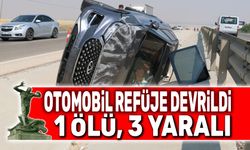 Afyon'da otomobil devrildi: 1 kişi öldü, 3 kişi yaralandı