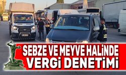 Afyon'da sebze ve meyve halinde vergi denetimi