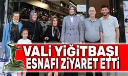 Vali Yiğitbaşı, esnafı ziyaret etti