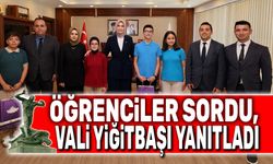 Öğrenciler sordu, Vali Yiğitbaşı yanıtladı
