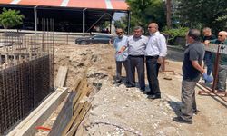 Müftü İmamoğlu, Mevlana Camii inşaatını yerinde inceledi