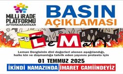 Leman Dergisi protesto edilecek