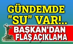 Başkan Burcu Köksal'dan "su" açıklaması!..