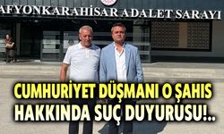 Cumhuriyet düşmanı Ahmet Hamdi Çamlı hakkında suç duyurusu