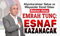 Emrah Tunç: Esnaf kazanacak