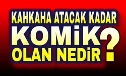 Kahkaha atacak kadar komik olan nedir?..