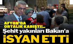 Bakan Memişoğlu'na Afyon'da tepki!..