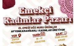 Afyon Emekçi Kadınlar Pazarı Zafer Meydanı’nda Kuruluyor