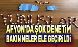 Afyon'da şok denetim