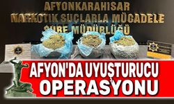 Afyon'da uyuşturucu operasyonu